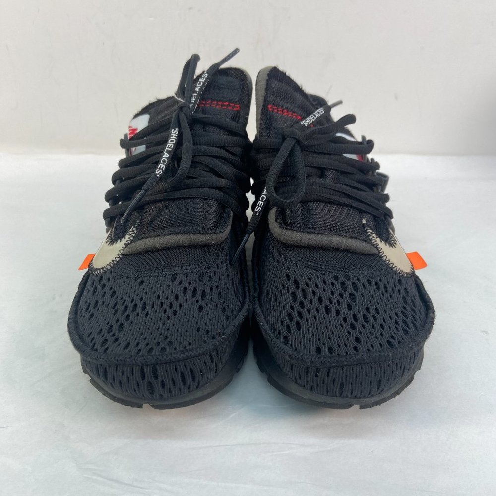 Nike Air Presto OFF-White Virgil The Ten 2018 AA3830-002  Black Lace Up Sneakers - Picture 2 of 15